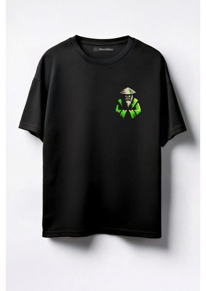Bilirkişi Baskılı Unisex Oversize T-Shirt Siyah