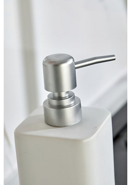 Stonware Kare Sıvı Sabunluk ve Deterjanlık