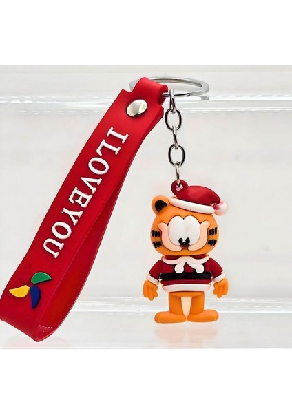 Garfield Karakter Figür Anahtarlık