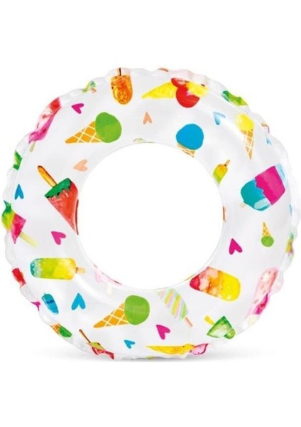 Renkli 51CM Baskılı Simit, Eğlenceli ve Dayanıklı Tüm Aile Için Mükemmel Seçim