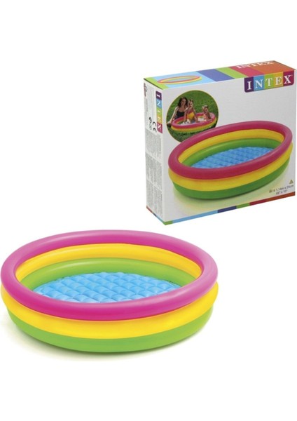 Renkli Bebek Havuzu 114X255, Eğlenceli ve Rahat Yaz Aktiviteleri