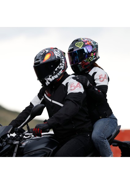 Sw 867 Peri Colorful Güneş Vizörlü Full Face Kask