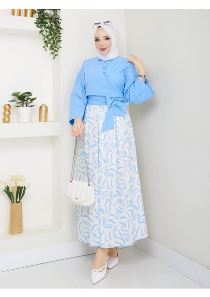 Asimetrik Fiyonk Detay Gömlek