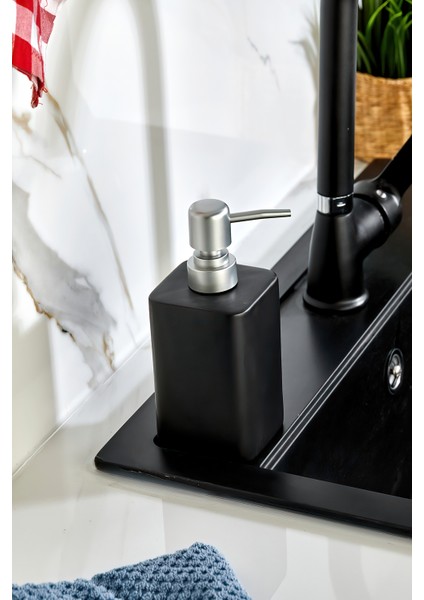 Stonware Kare Sıvı Sabunluk ve Deterjanlık modelleri