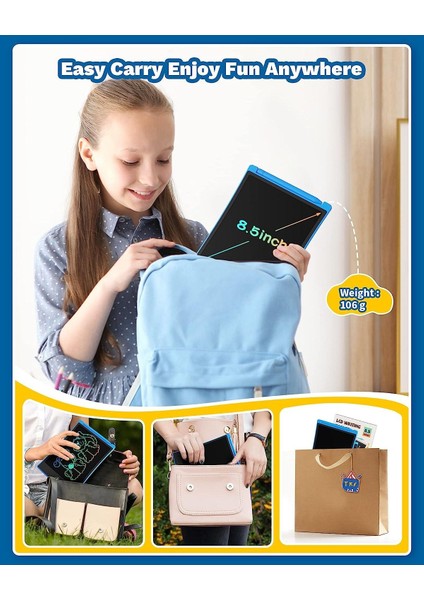 8.5 Inç Dijital Çizim Tableti Çocuklar Için Yüksek Kalite Siyah modelleri