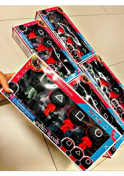 Netflix Squid Game Figürleri - 4'lü Set Koleksiyonluk Oyuncaklar