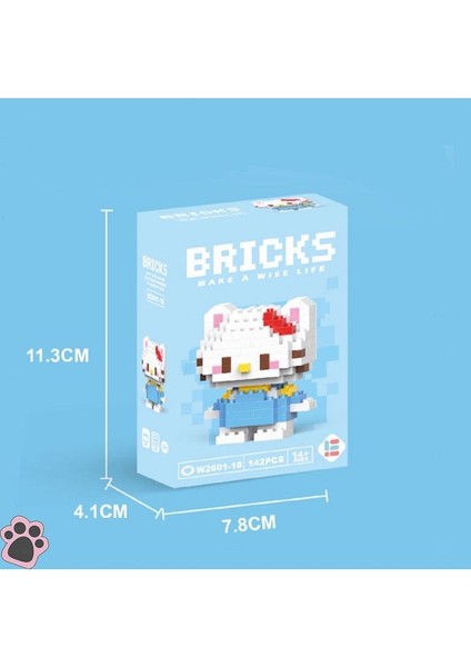 Hello Kitty Bricks Blok Seti - Mavı fırsatları