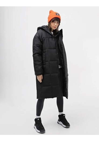 Sportswear Classic Puffer Therma-Fıt Bol Kapüşonlu Kadın Parkası FB7675-010