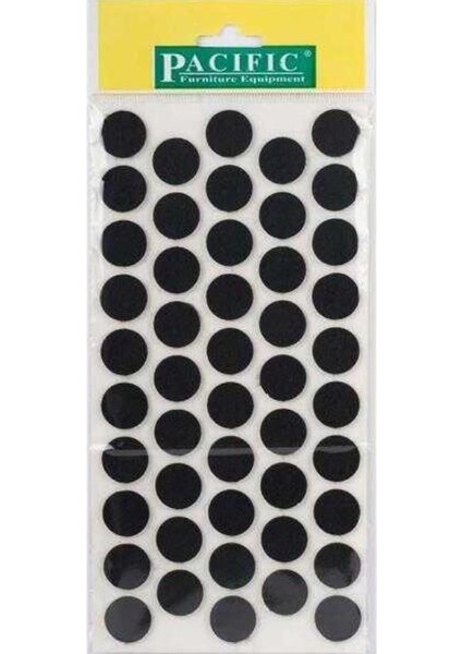 Pacific 6120 Bl Yapışkanlı Keçe 20 mm Siyah