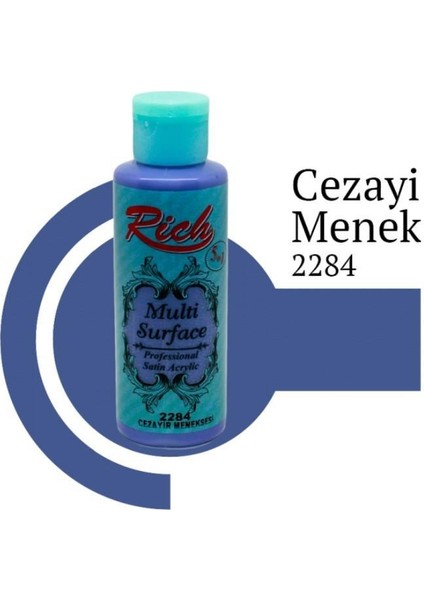 Rich Multi Surface 2284 Cezayir Menekşesi Akrilik Boya 120 cc