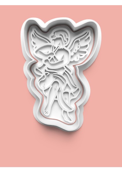Melek Figürü Kurabiye Kalıbı ve Şeker Hamuru Kalıbı