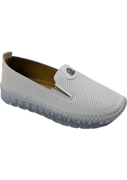 Charmille | Kadın Tamamen Ortopedik Yanları Lastikli Ayakkabı - Beyaz - 38 fırsatları