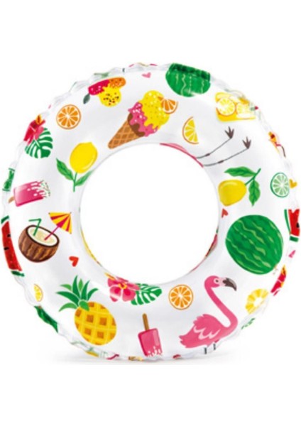Çok Renkli Desenli Lüks Simit 51 Cm, Şık ve Kaliteli Tasarım