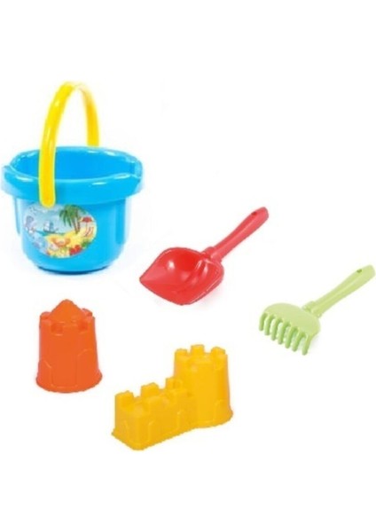 Renkli Kum Kova Seti, Plaj ve Havuz Için Eğlenceli Oyun Malzemesi