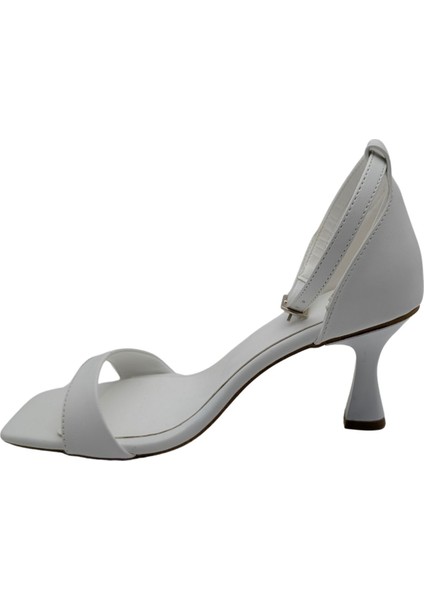 Divelle | Kadın Tek Bant Abiye Topuklu Ayakkabı - Beyaz - 39 fiyatları