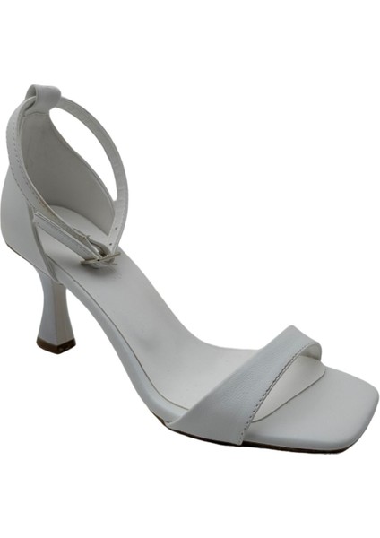 Divelle | Kadın Tek Bant Abiye Topuklu Ayakkabı - Beyaz - 39 fırsatları