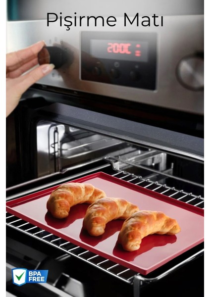 Pratik Pişirme Matı- Bpa Free, Isıya Danayanklı, Bulaşık Makinesinde Yıkanabilir 37X27 fiyatları