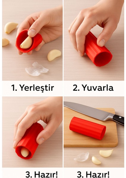 2’li Sarımsak Soyucu Rulo – Silikon, Bpa Içermez, Pratik Mutfak Yardımcısı modelleri