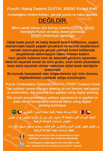 Renkli Çift Taraflı 4'lü Dijital Baskılı Kırlent Kılıfı Seti fırsatları