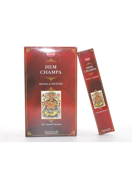 Hem Champa Masala Aromalı Çubuk Tütsü