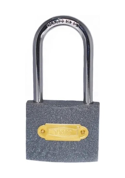 Eko Gri Döküm Uzun Kancalı Asma Kilit 38MM