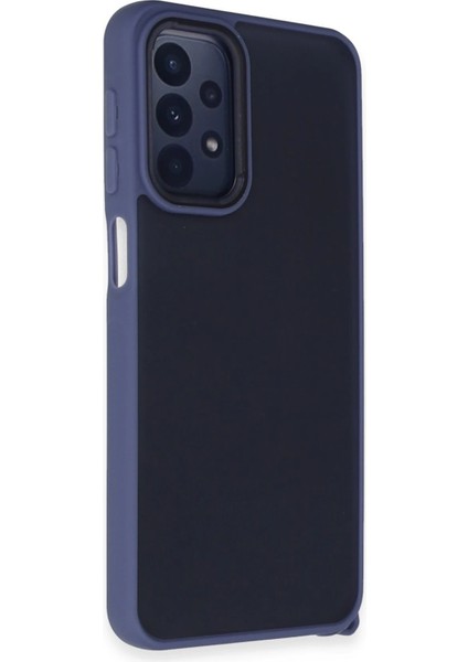 Samsung Galaxy A23 4g Kılıf Elegant Kapak - Açık Mavi Inslm