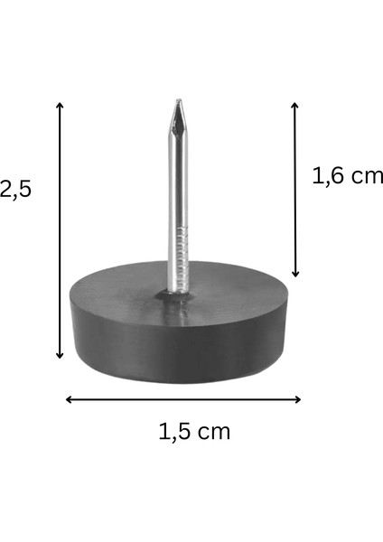 50’li Siyah Çivili Poligrit Mobilya Zemin Koruyucu – Masa, Sandalye, Sehpa ve Tv Ünitesi fiyatları