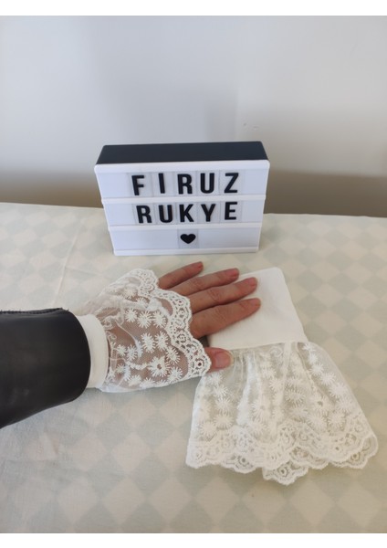 Gömlek Görünümlü Uzatıcı Manşet Kolluk