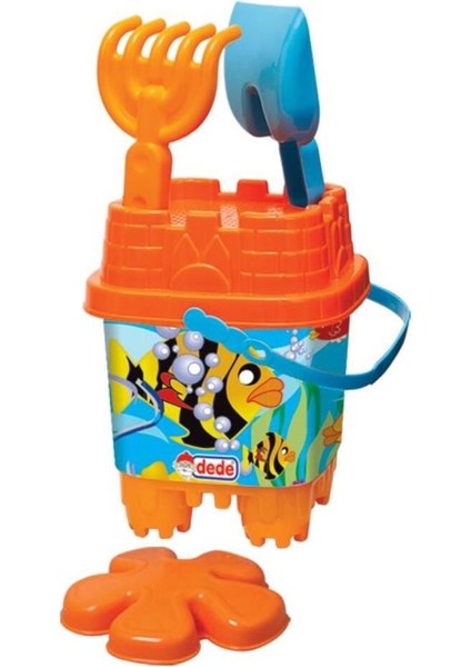 Renkli Resimli Küçük Kale ve Kova Seti, Eğlenceli ve Öğretici Oyuncaklar