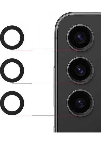 Samsung S23 S911 Kamera Lens Camı