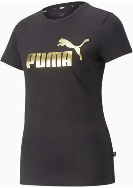 Metallic Logo Kadın Metalic Parlak Logo T-Shirt 681478 modelleri