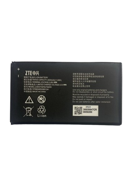 Zte MF985 4g Hotspot 600MBPS Için Pil Batarya 3000 Mah