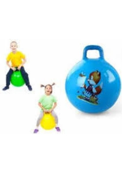 Yeşil Zıp Zıp Top Çocuklar Için Eğlenceli Oyun Topu