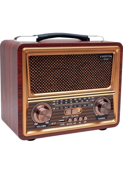 Usb/tf/fm/bluetooth Destekli Nostaljik Radyo RT-821