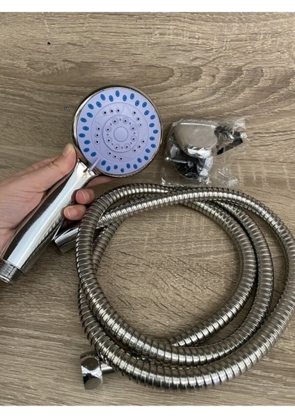 Ithalatçı Hortumlu Mafsallı Duş Fiskiyesi Fişkiyesi Başlığı Duşluk Seti Banyo Kuvet Duşakabin Spira