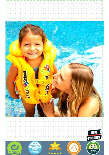 Yelek, 50 x 47 cm, Kız ve Erkek Çocukları Için Eğitici ve Deniz Temalı Oyuncaklar fiyatları