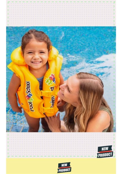 Yelek, 50 x 47 cm, Kız ve Erkek Çocukları Için Eğitici ve Deniz Temalı Oyuncaklar