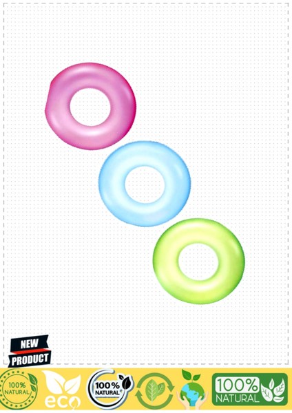 Buzlu Simit 91 cm, 5l Kız Erkek Çocuk Eğitici Oyuncaklar