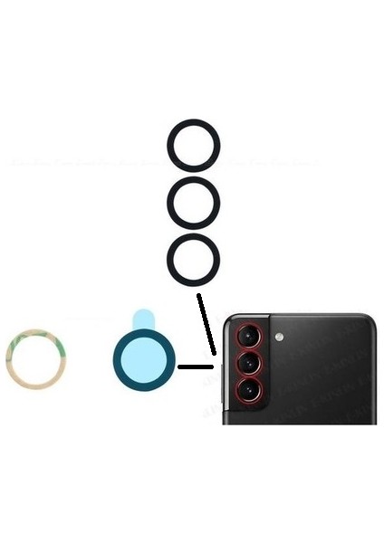 Samsung S21 Plus Kamera Lens Camı