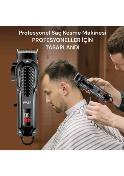 Profesyonel Kullanıma Uygun Saç Sakal Tıraş Makinesi Manessa -Tr 3 Saat ve Altı 2 Yıl 220 - 240
