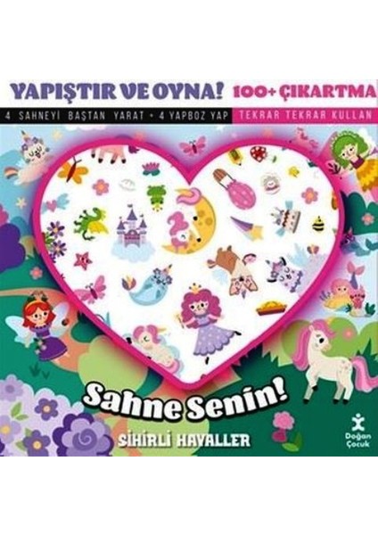 Sahne Senin! Sihirli Hayaller Yapıştır ve Oyna! 100+ Çıkartma