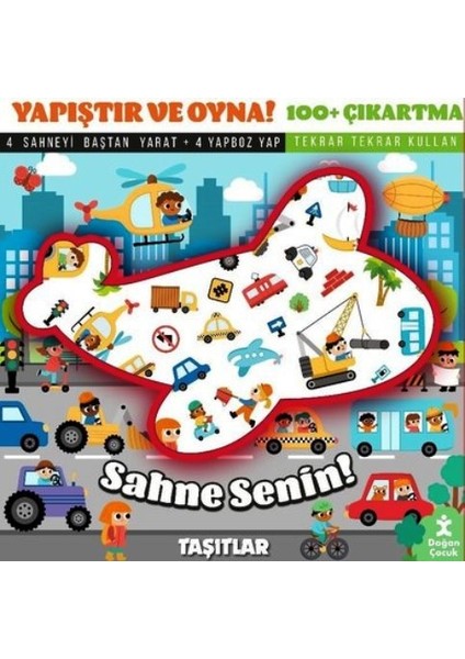 Sahne Senin! Taşıtlar Yapıştır ve Oyna! 100+ Çıkartma