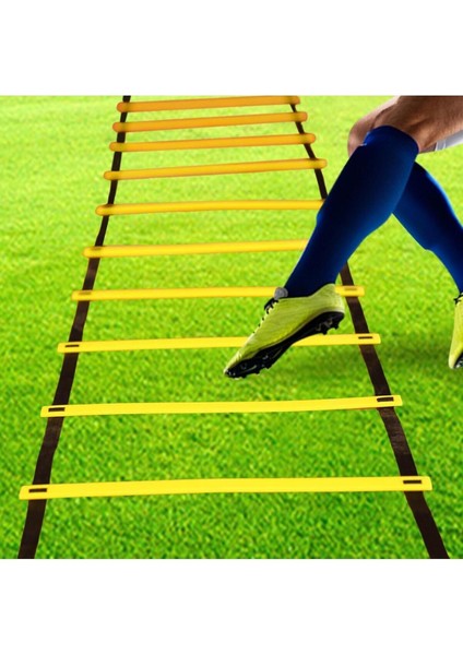 Siyah Ckspor Çantalı Antreman Merdiveni 4 mt - 8 Çubuklu Idman Merdiveni CKS904