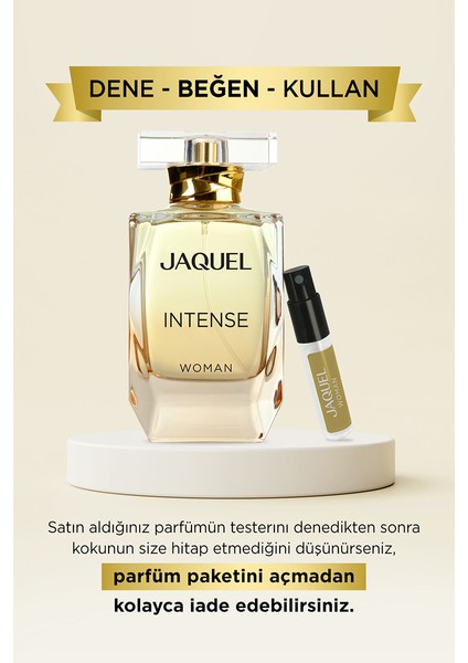İntense Kadın Parfüm 100ml, Çiçeksi, Lavanta, Mandalina, Petitgrain, Yasemin, Vanilya, Misk, Sedir fiyatları