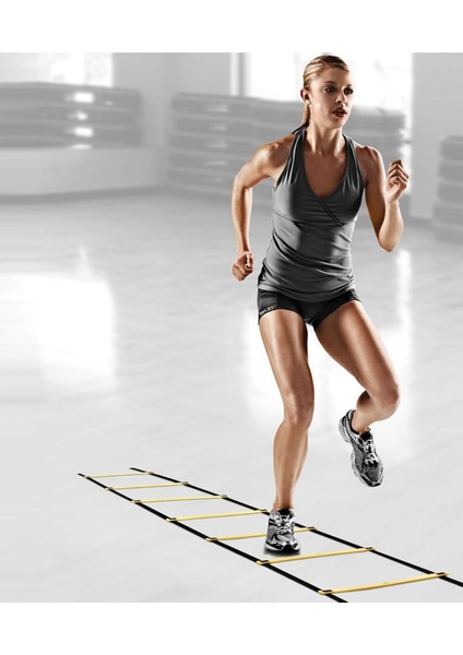 Antrenman Merdiveni Futbol Basketbol Antrenman Merdiveni 10 Çubuklu Idman Merdiven Koordinasyon M modelleri