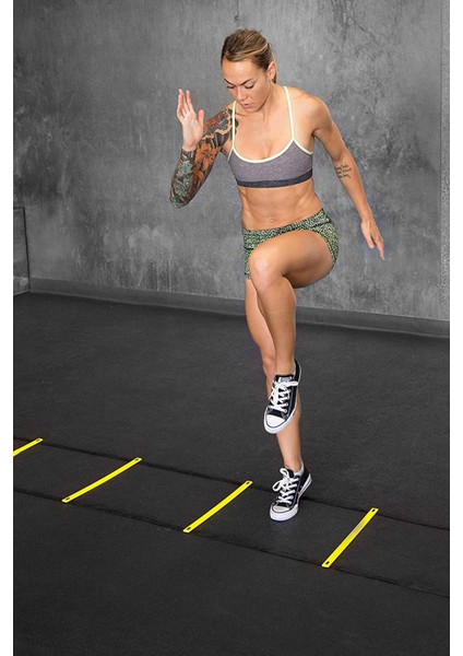 Antrenman Merdiveni Futbol Basketbol Antrenman Merdiveni 10 Çubuklu Idman Merdiven Koordinasyon M fırsatları