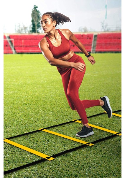 Antrenman Merdiveni Futbol Basketbol Antrenman Merdiveni 10 Çubuklu Idman Merdiven Koordinasyon M indirimleri