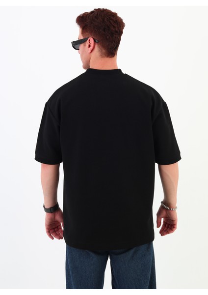 Siyah Çizgili Mevsimlik Unisex T-Shirt modelleri