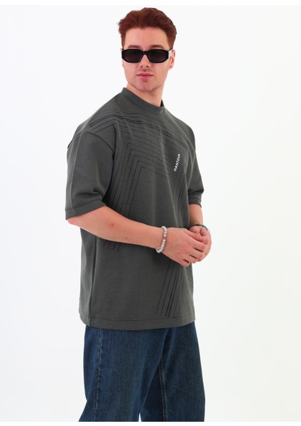 Siyah Çizgili Mevsimlik Unisex T-Shirt modelleri