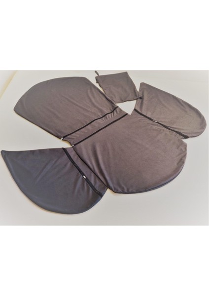 Gri Tekli Salıncak Minderi Kılıfı, Rahat ve Şık Tasarım